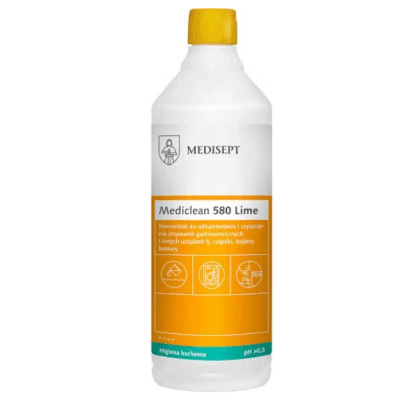 Mediclean 580 Lime - koncentrat do odkamieniania i czyszczenia - 1 Litr